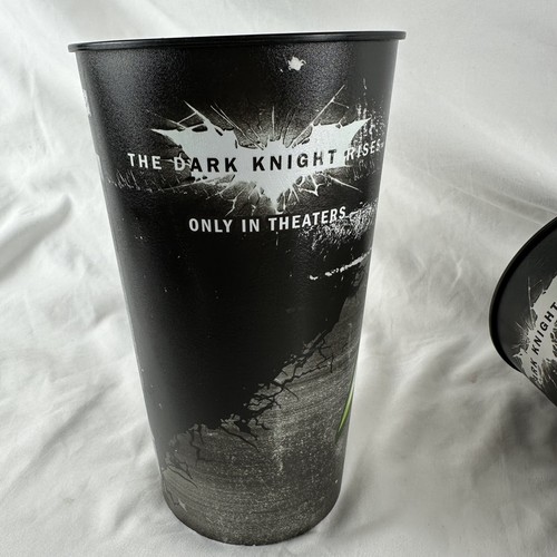 2012 Warner Bros. DC Comics The Dark Knight Rises Batman Mountain Dew Large Cup - Picture 7 of 11