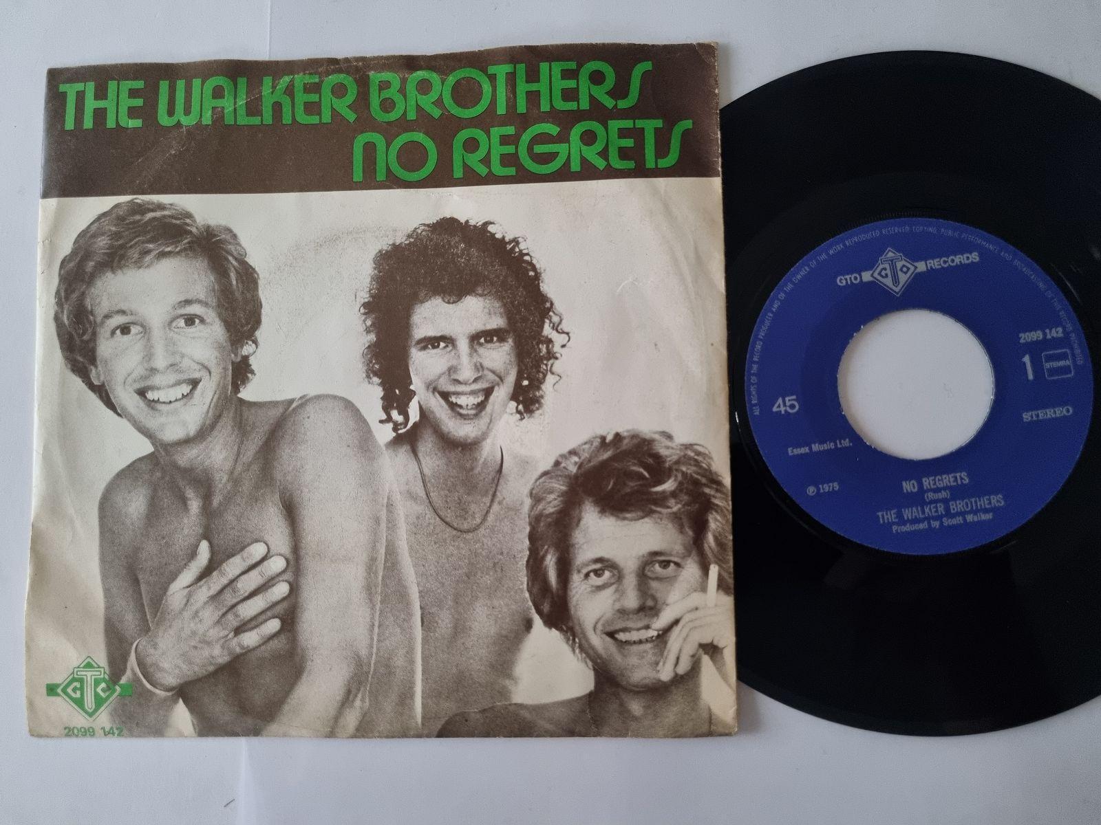 7"" Single The Walker Brothers - No regrets Vinyl Benelux
