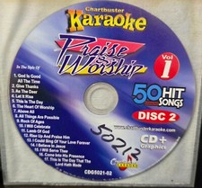 5021-2    DISC 2 ONLY PRAISE   CHARTBUSTER  KARAOKE CDGS LOT OH