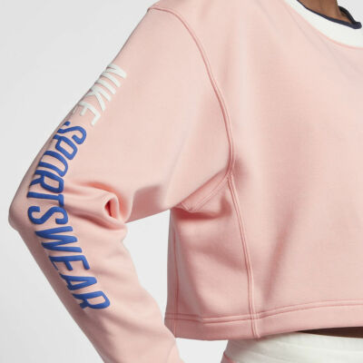 nike sportswear reversible cropped sweatshirt