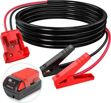 For Milwaukee M18 Power Battery Jumper Starter Jump Kit 8 AWG Auto Booster Cable