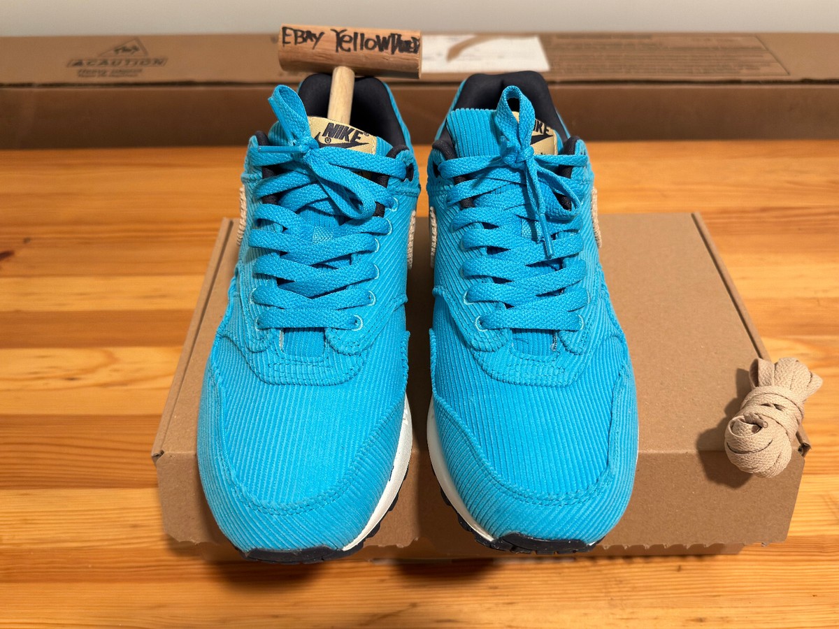 Size 8.5 - Nike Air Max 1 Premium Baltic Blue Corduroy | eBay
