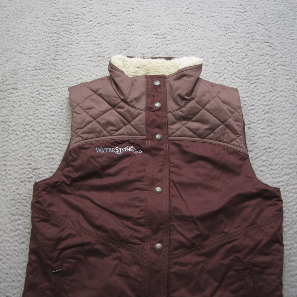 Chaleco Forrado Kuhl Celeste Para Mujer M Rojo Sherpa Lona Senderismo Aire Libre Cremallera Completa Foto 4 de 4