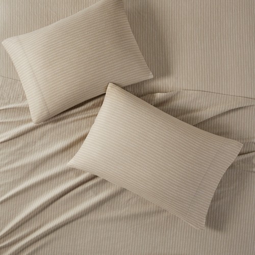 Beautyrest 4 Piece Oversized Cotton Flannel Deep Pocket Sheet Set Queen King Bed - Picture 19 of 78