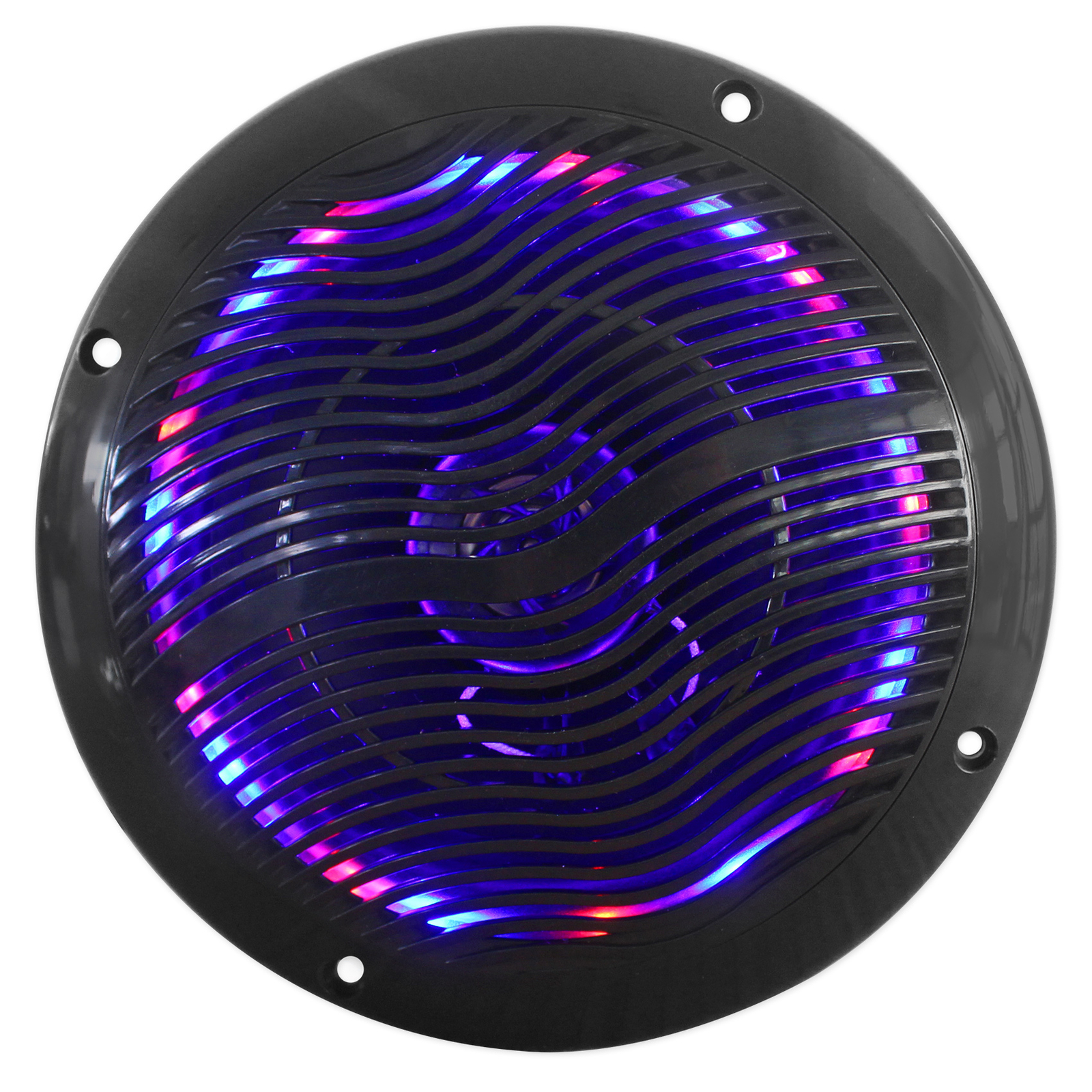 4 Морские колонки Rockville RMC65LB 65 мощностью 1200 Вт черного цвета с многоцветным светодиодом пульт дистанционного управления