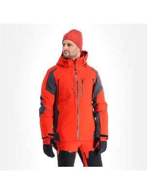 Spyder Leader Gore-tex GTX Ski Jacket, Volcano Red, Large NWT