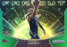 2021 Panini WNBA Prizm BRITTNEY GRINER #3 FAR OUT GREEN PRIZM MERCURY