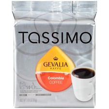 NIB 14 Tdisc Gevalia Colombia Coffee Tassimo ...