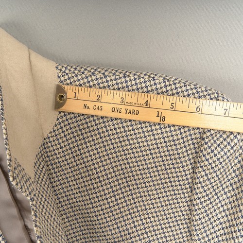 Oak Creek Sport Coat 44L Silk Wool Houndstooth Check Blazer Made in USA - Picture 14 of 19
