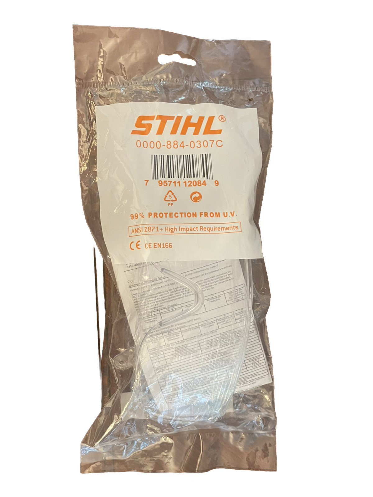 Occhiali Di Sicurezza Stihl Trasparenti - Protezione Laterale - Adatti Per Chi Porta Occhiali - EN166 - Foto 6