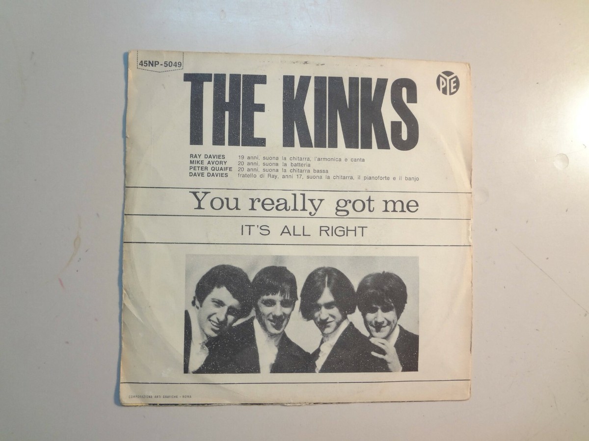 KINKS: You Really Got Me-It's All Right-Italy 7