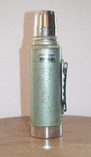Stanley Aladdin Green Vacuum Bottle Thermos A-944DH Qt. Made In USA