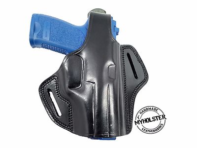  Heckler & Koch USP 9mm Right Hand OWB Thumb Break Leather Belt Holster