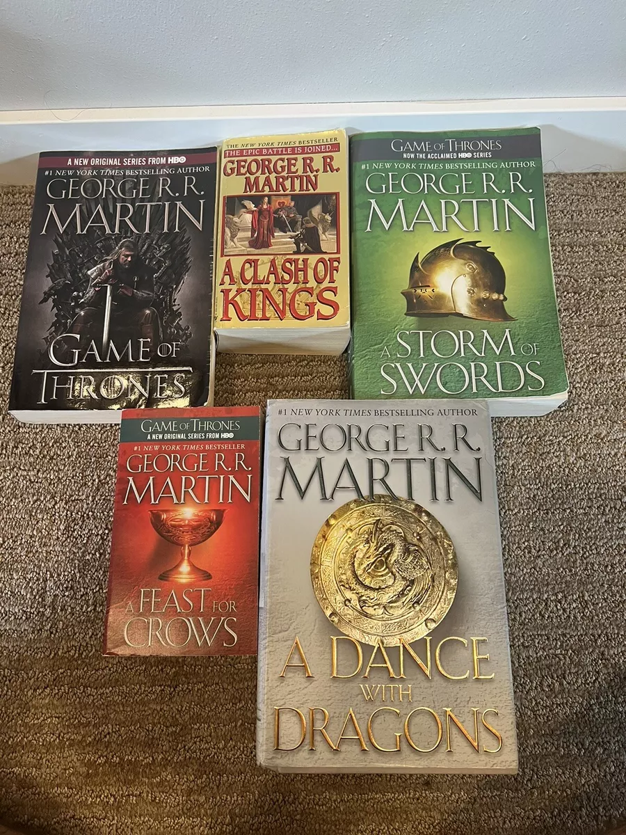 Game of Thrones Song of Ice and Fire 5 Book SET