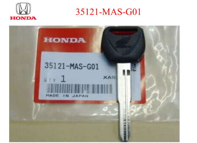 Honda Genuine OEM Key Blank ☆ 35121-MAS-G01 ☆ | eBay