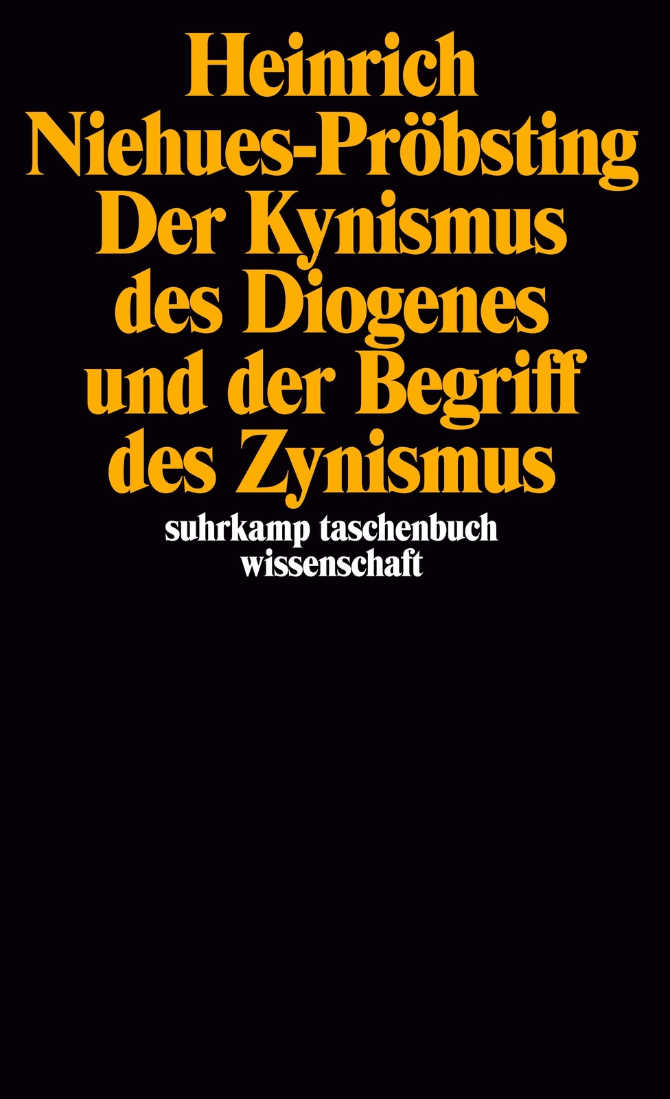 Der Kynismus Des Diogenes Und Der Begriff Des Zynismus Heinrich
