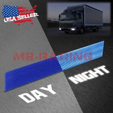 Blue DOT-C2 Conspicuity Reflective Tape Strip 1 Foot Safety Warning Trailer RV