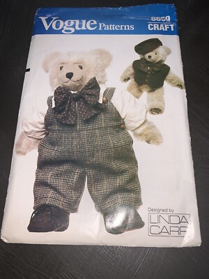 Vogue 8659 Clothes for 23'' Bear Linda Carr