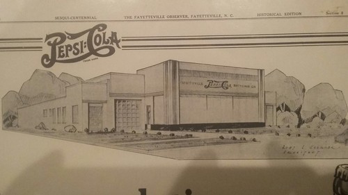 1939 Pepsi Cola Poster Advertising Fayetteville North Carolina Sesqui-Centennial - Picture 9 of 10