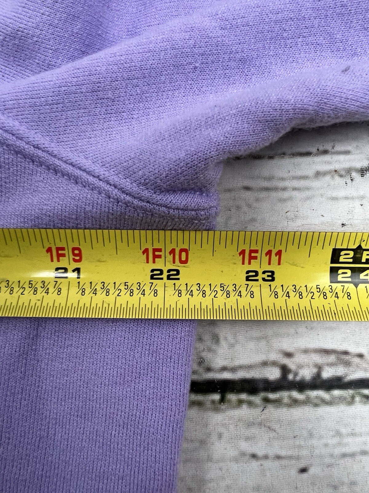 Champion Authentic Script Spell Out Solid Purple … - image 7