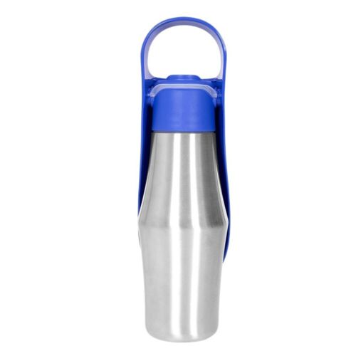 750ml Large Dog Water Bottle Stainless Steel Outdoor Portable Dog Water Bowl - Picture 13 of 17