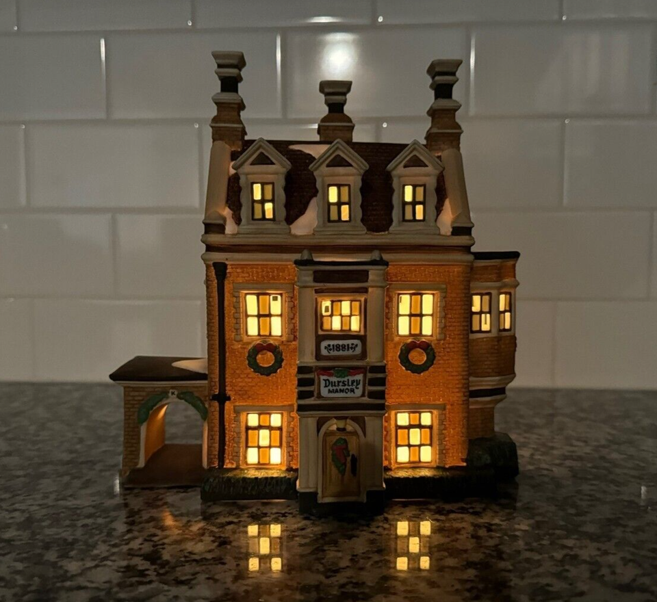 Dept 56 “DURSLEY MANOR” Christmas Village Collection. eBay
