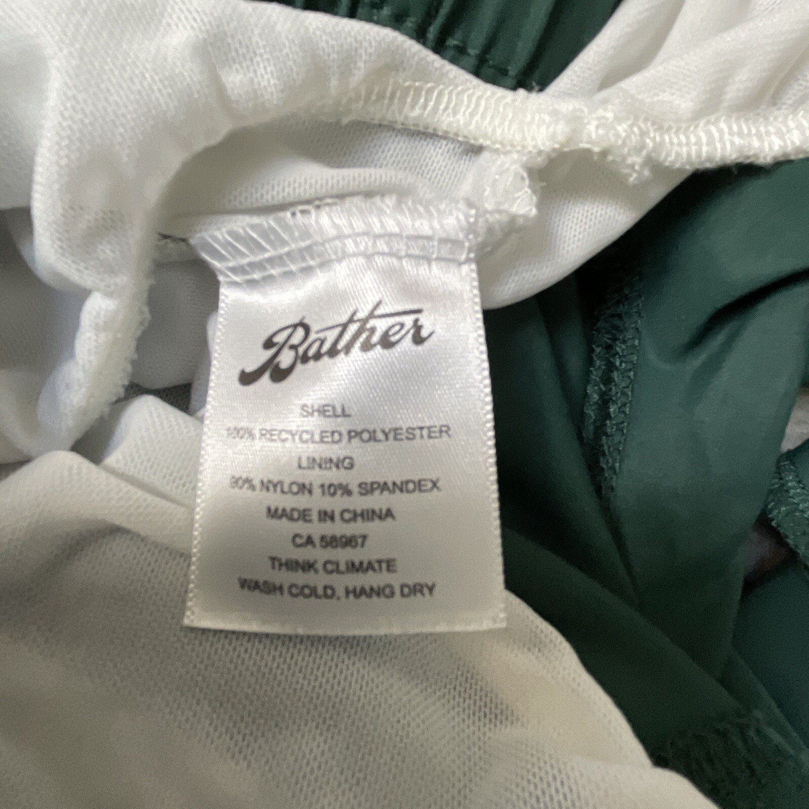 Bather Solid Pine Green Swim Trunk Size large (H1) - image 10