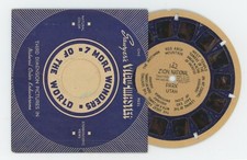 Zion National Park Utah 1939 Blue Ring Circle View-Master Reel 142