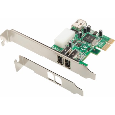 Dawicontrol DC 1394 Bulk Controller PCI-Express x1 / 2 x External FireWire / 1 x
