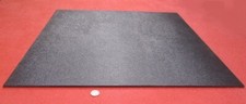 Black ABS Sheet 1/4" .236" X 24" X 24" Haircell Textured One Side