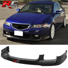 Fits 04-05 Acura TSX OE Style Front Bumper Lip Spoiler Splitter Unpainted PU