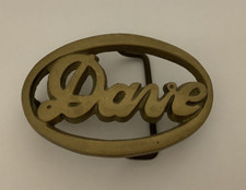 DAVE Solid Brass Belt Buckle Taiwan NO. 4074