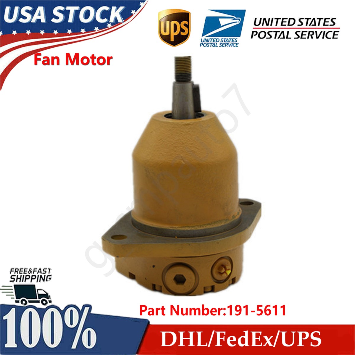 Fan Motor Piston Pump 191-5611 Compatible with Caterpillar