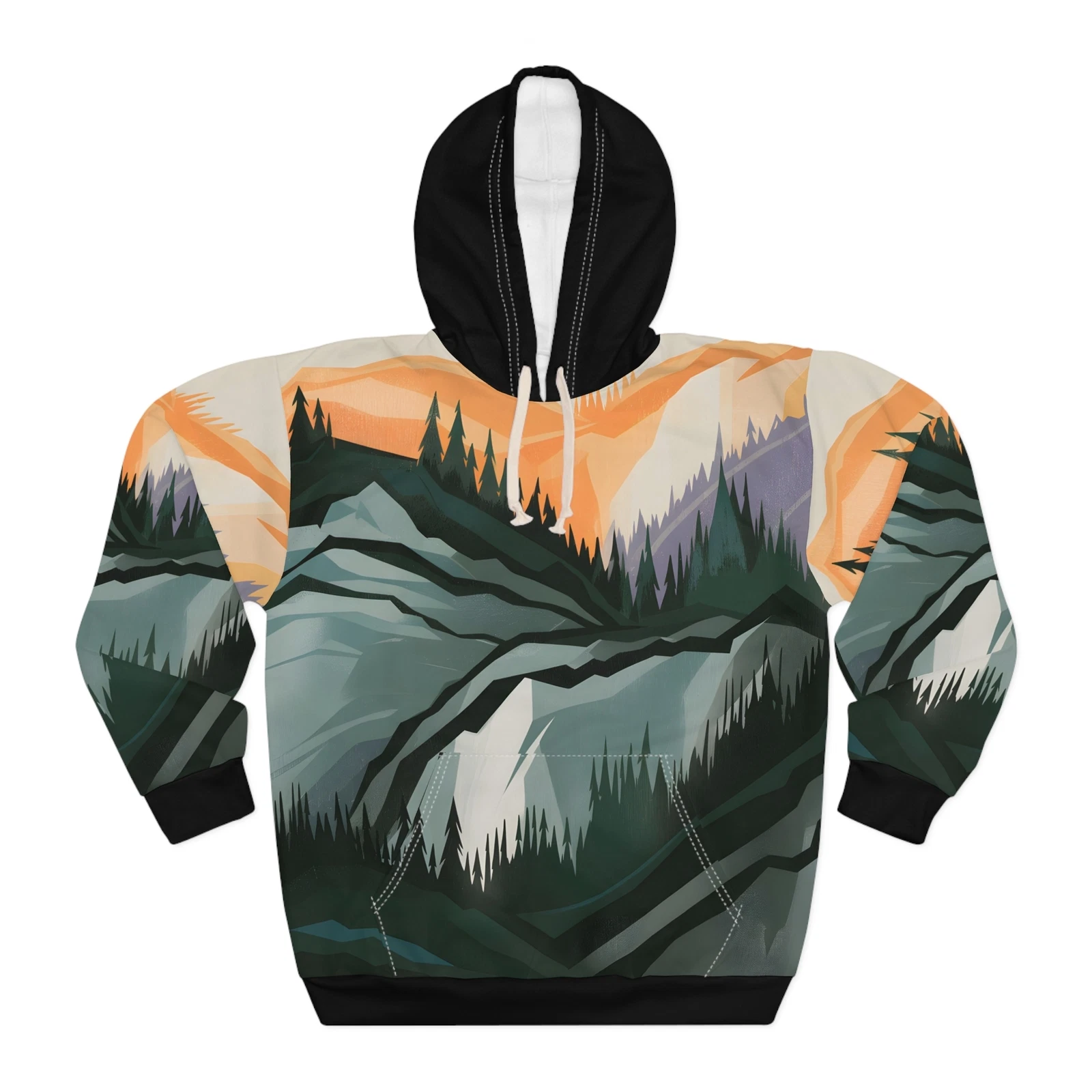 Muted Mountain Hoodie All-Over Print Outdoor Apparel Travel Adventure Fashion
Opens in a new window 