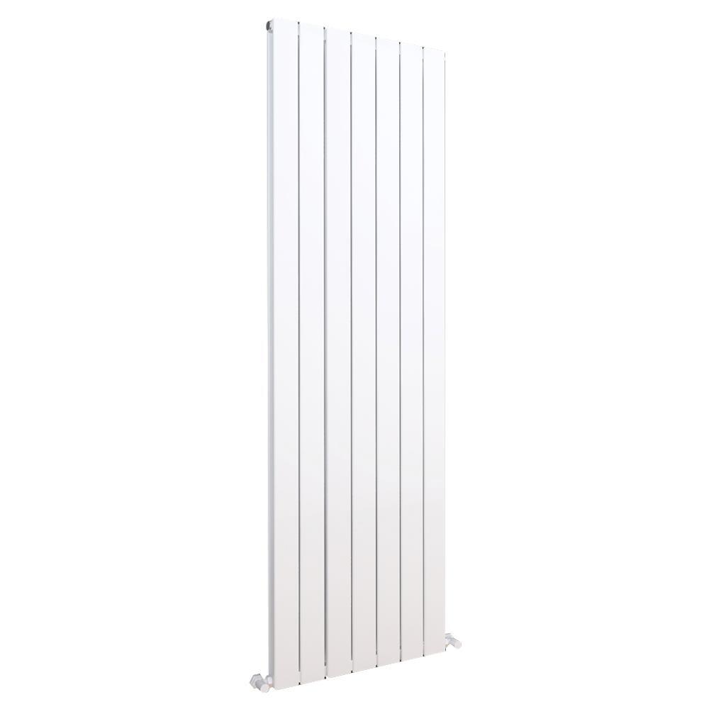 White Double Aluminium Radiator Vertical 514mm x 1800mm Orion 8109 BTUs