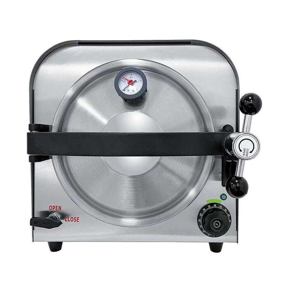 14L 900W Dental Lab Sterilizer Steam Autoclave Medical Equipment New