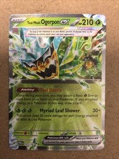 Teal Mask Ogerpon ex 25/167 Twilight Masquerade Double Rare  on eBay