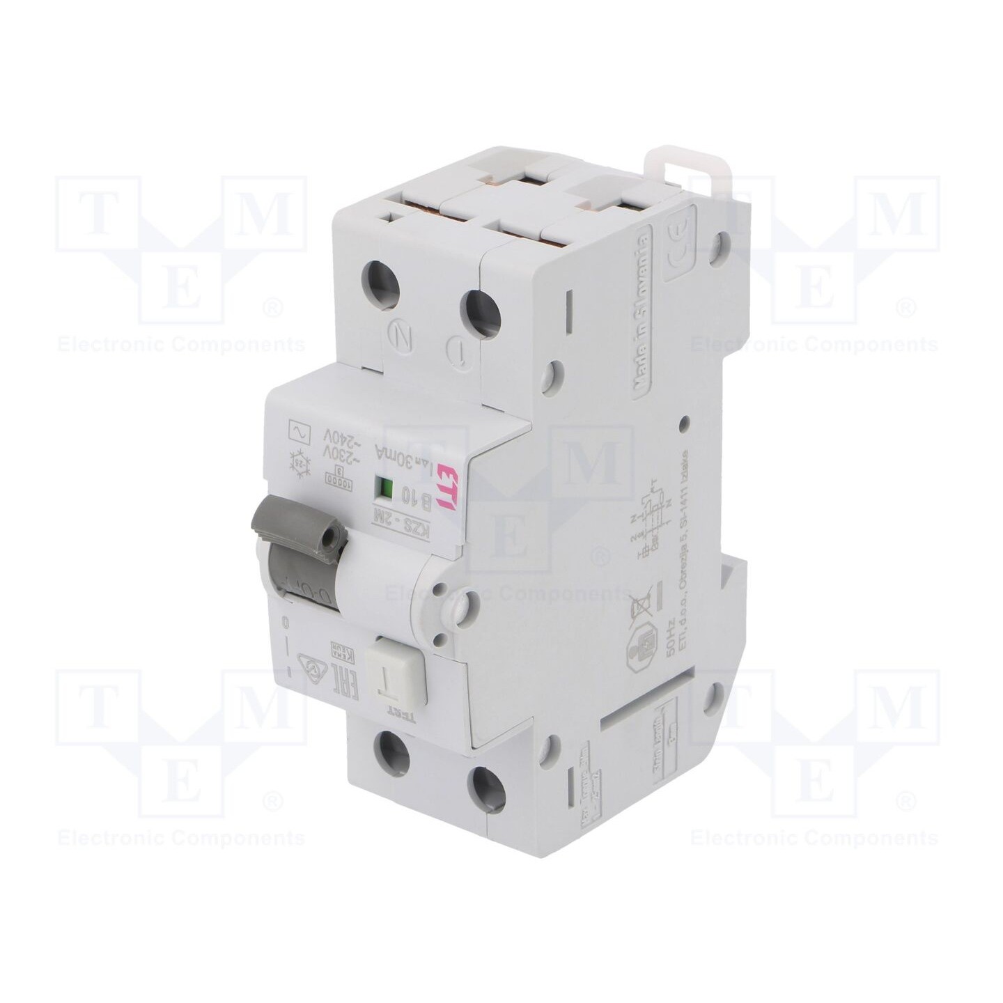 ETI POLAM KZS-2M-AC-B10/0.03 RCBO breaker