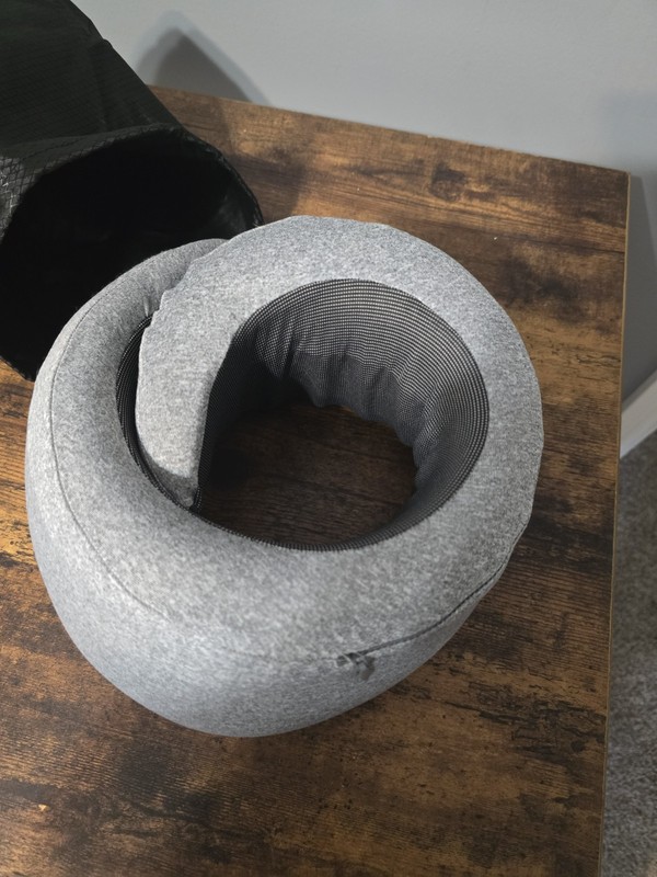 Travel Pillow For Neck, Ergonomic And Soft Memory Foam, Packable