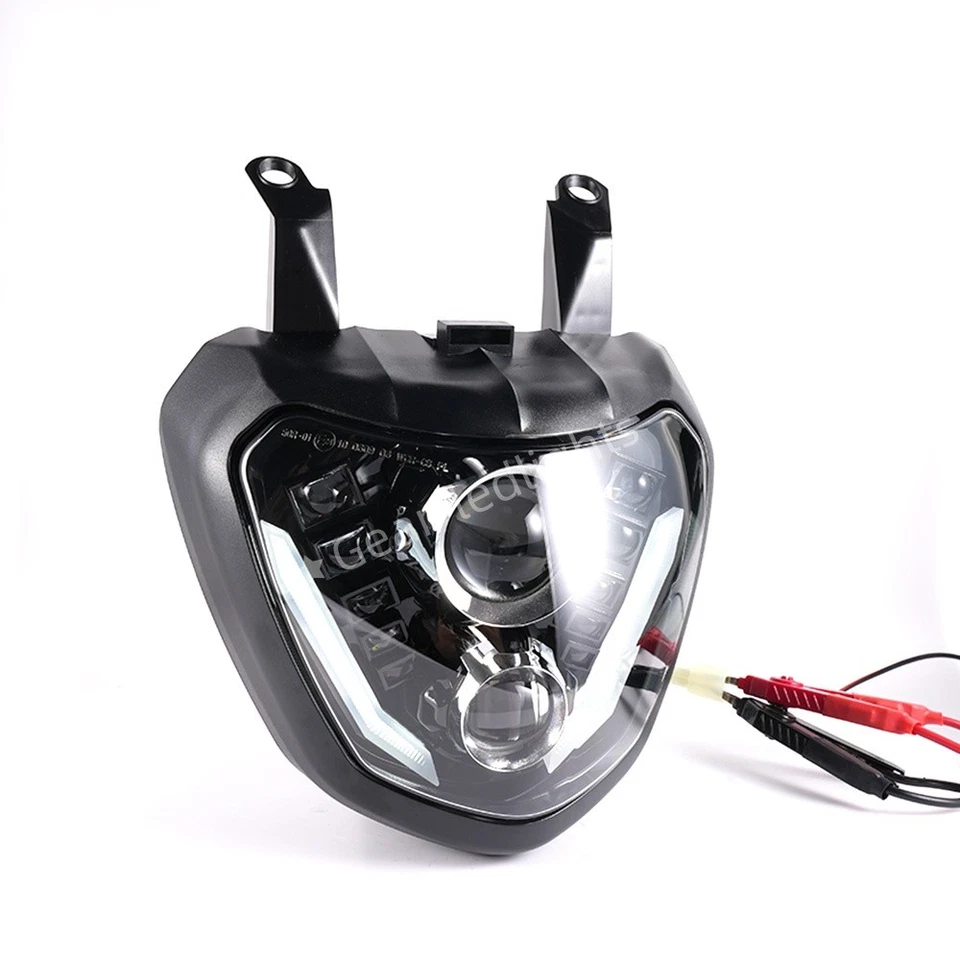 Conjunto de faros LED para Yamaha MT07 FZ07 MT-07 FZ-07 DRL 2014 2015 2016 2017 Foto 2 de 4