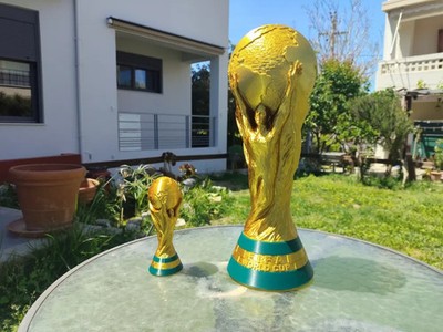 3d printed Life size FIFA World Cup trophy | no seams, no AMS