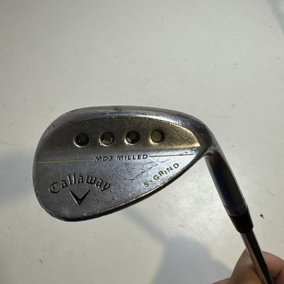 Callaway MD3 Milled Chrome S-Grind Wedge Sand 60° Steel Wedge Reg Flex