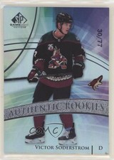 2020 Upper Deck SP Game Used Authentic Rookies 30/77 Victor Soderstrom #178 i9k