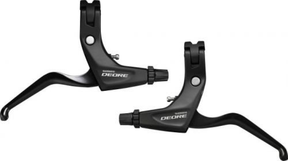 (TG. Mano sinistra) Shimano Deore BL-T611 3-Finger Brake Levers for V-Brakes - B