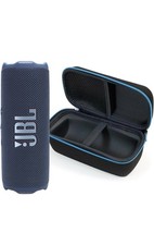 JBL Flip 7 Bluetooth Boombox Speaker Blue with Protective Carrying Case