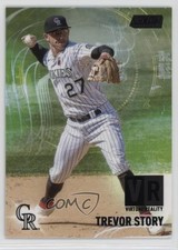 2021 Topps Stadium Club Virtual Reality Black 63/99 Trevor Story #VR-11 0kz8