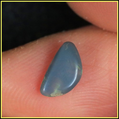 OPALE NERO australiano naturale 0,45 ct opale cucina opale + VIDEO - Foto 8 di 9