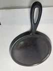 Griswold #6 Cast Iron Round Griddle 606 Large Block Logo Erie Pa. Rare USA