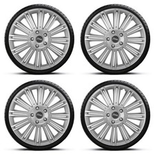 Wheel Trims 15" Silver Discovery Hub Caps X4 Fits Ford Fusion