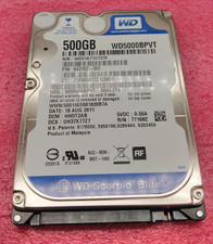 WD Scorpio Blue 500GB 2.5" Laptop Hard Drive - WD5000BPVT-60HXZT3 - Lot of 5